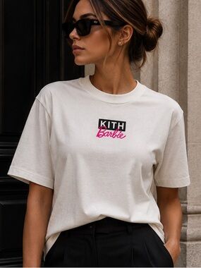 KITH x Barbie Logo Tee – Size Small – Rare